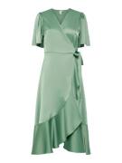 NU 20% KORTING: Y.A.S Wikkeljurk YASTHEA 2/4 MIDI WRAP DRESS S. NOOS