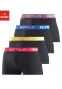 NU 20% KORTING: Buffalo Boxershort van katoenmix (set, 4 stuks)