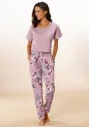 NU 20% KORTING: Vivance Dreams Pyjama met bloemenprint (2-delig, 1 stu...