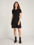 NU 20% KORTING: Tommy Hilfiger Jerseyjurk CO JERSEY STITCH F&F DRESS m...