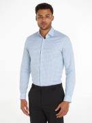 Calvin Klein Overhemd met lange mouwen POPLIN CHECK PRINT SLIM SHIRT