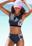 active by Lascana Crop-bikinitop WAVE met ritssluiting voor