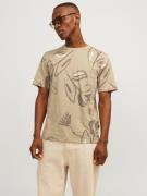 NU 20% KORTING: Jack & Jones T-shirt JPRBLAPALMA AOP SS TEE CREW NECK ...