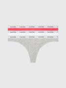 NU 20% KORTING: Calvin Klein String 3 PACK THONG (LOW-RISE) (3 stuks)