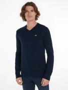 NU 20% KORTING: TOMMY JEANS Sweatshirt TJM SLIM V NECK ESSNTL SWEATER