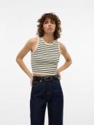 NU 20% KORTING: Vero Moda Gebreide trui VMGINNY SL O-NECK CROP TOP NOO...