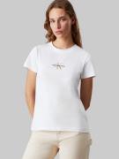 NU 20% KORTING: Calvin Klein T-shirt MONOLOGO SLIM TEE met gestempeld ...