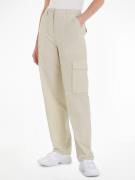 NU 20% KORTING: TOMMY JEANS Cargobroek TJW HARPER HR CARGO PANT met gr...