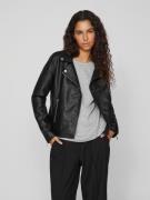 NU 20% KORTING: Vila Imitatieleren jack VICARA COATED JACKET - NOOS