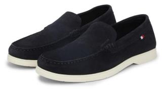 Tommy Hilfiger Instappers HILFIGER CASUAL SUEDE LOAFER