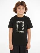 NU 20% KORTING: Calvin Klein T-shirt MAXI HERO FLOCK LOGO T-SHIRT