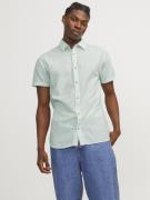 Jack & Jones Overhemd met korte mouwen JJESUMMER LINEN BLEND SHIRT SS ...