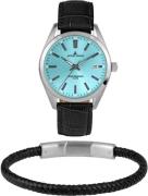 NU 20% KORTING: Jacques Lemans Kwartshorloge Derby, 1-2143E-SET (set, ...