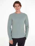 Calvin Klein Trui met ronde hals WAFFLE STRUCTURE SWEATER