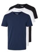 NU 20% KORTING: SELECTED HOMME T-shirt SLHROLAND SS O-NECK TEE 3-PACK ...