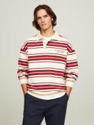 NU 20% KORTING: Tommy Hilfiger Rugbyshirt MONOTYPE STRIPE RUGBY