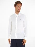 NU 20% KORTING: Tommy Hilfiger Overhemd met lange mouwen LINEN FIL COU...