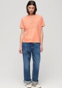 Superdry Shirt met korte mouwen EMBOSSED VL RELAXED T SHIRT