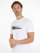 NU 20% KORTING: Calvin Klein T-shirt BRUSH LOGO T-SHIRT met een logo-o...