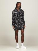 NU 20% KORTING: Tommy Jeans Curve Blousejurk TJW MINI FLORAL BELTED DR...