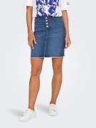 Only Jeans rok ONLHUSH MID WAIST VIS BUT RW SKIRT DNM