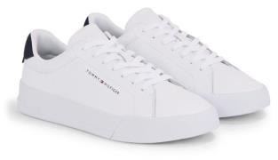 NU 20% KORTING: Tommy Hilfiger Plateausneakers TH COURT LEATHER GRAIN ...