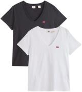 NU 20% KORTING: Levi's® T-shirt VNECK TEE 2 PACK (set, 2-delig)