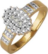 Firetti Diamantring Sieraad cadeau zilver 925 damesring ring