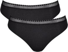 NU 20% KORTING: Sloggi Slip GO Ribbed R Tai C2P (Set van 2)