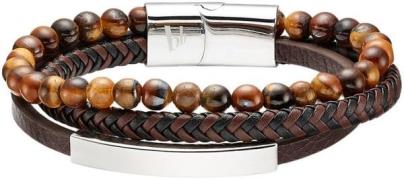 NU 20% KORTING: Bruno Banani Leren armband Sieraad cadeau armband plaa...