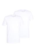 NU 20% KORTING: bugatti T-shirt BUGATTI heren T-shirt effen 2-pack (se...