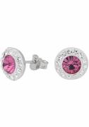 Firetti Oorstekers Sieraad Geschenk Zilver 925 Oorsieraden roze & wit