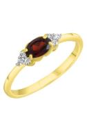 NU 20% KORTING: Firetti Ring Sieraad Geschenk, Vinger ring rood-wit gl...