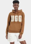 UGG Hoodie W REY UGGFLUFF LOGO HOODIE