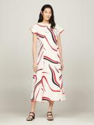 Tommy Hilfiger Midi-jurk RIBBON F&F SS MIDI DRESS