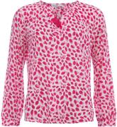 Zwillingsherz Shirtblouse all-over gedessineerd