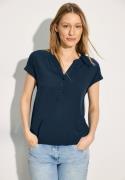 NU 20% KORTING: Cecil Blouse met korte mouwen met elastische band