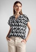 STREET ONE Gedessineerde blouse met grafisch patroon