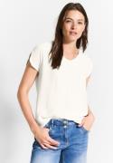 NU 20% KORTING: Cecil Blouse met korte mouwen met splitjes