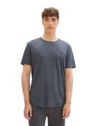 Tom Tailor Denim T-shirt in gemêleerde look