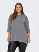 ONLY CARMAKOMA Shirt met 3/4-mouwen CARLAMOUR 3/4 TOP JRS NOOS