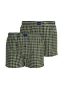 NU 20% KORTING: Tom Tailor Geweven boxershort met cool ruitmotief (2 s...