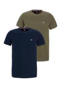 NU 20% KORTING: Tommy Jeans Plus T-shirt TJM XSLIM 2PACK JERSEY TEE EX...