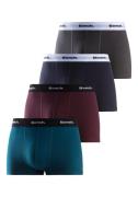 NU 20% KORTING: Bench. Boxershort met contrastkleurige band (set, 4 st...