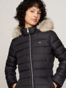 NU 20% KORTING: TOMMY JEANS Gewatteerde jas TJW ESSENTIAL HOODED DOWN ...