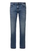 NU 20% KORTING: Boss Orange Straight jeans Maine BC met lederen boss b...