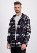 Alpha Industries Hoodie ALPHA INDUSTRIES Men - Shirts Flannel Hoody Sh...