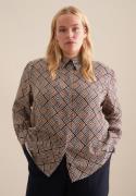 NU 20% KORTING: seidensticker Overhemdblouse Zwarte roos Lange mouwen ...