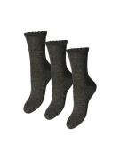 NU 20% KORTING: pieces Sokken PCSEBBY GLITTER LONG 3-PACK SOCKS NOOS (...