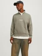 Jack & Jones Sweatshirt JORVESTERBRO SWEAT QUARTER ZIP HN NOOS